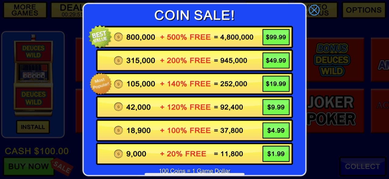 Multi Video Poker Casino