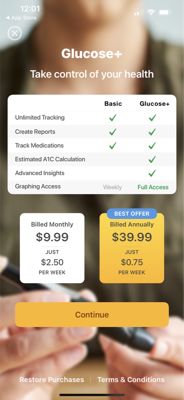 Glucose | Blood Sugar Tracker