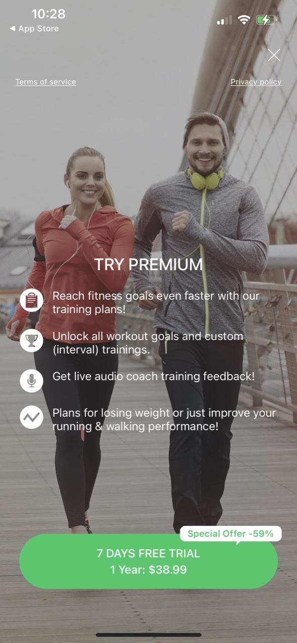Running Walking Tracker Goals