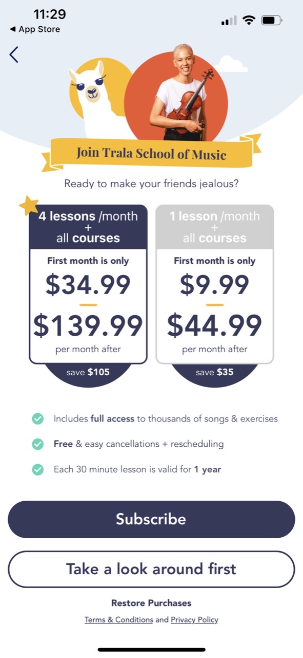 Trala: Learn Violin