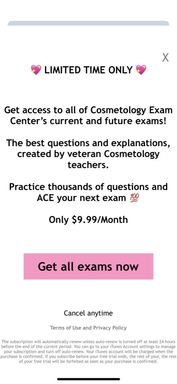 Cosmetology Exam Center