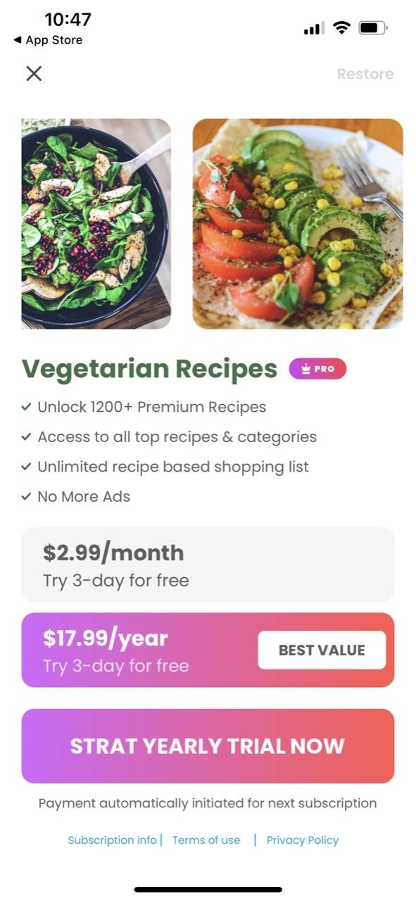 Vegetarian Recipes & Meals