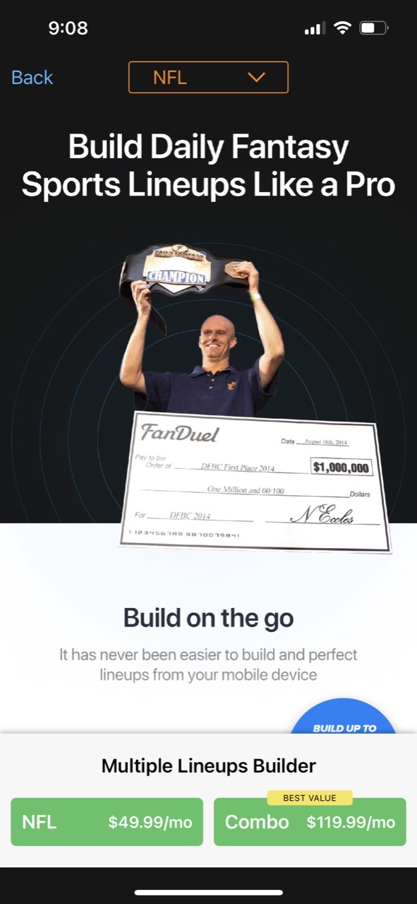 LineupHQ for DraftKings