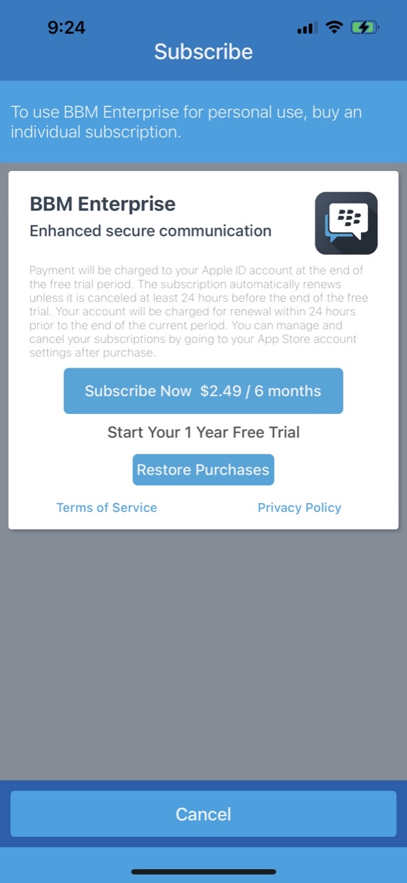 BBM Enterprise