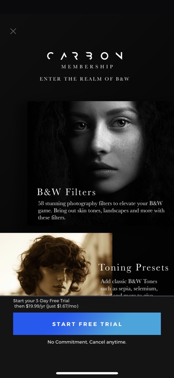 Carbon - B&W Filters & Effects