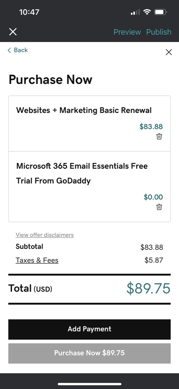 GoDaddy: POS & Tap to Pay