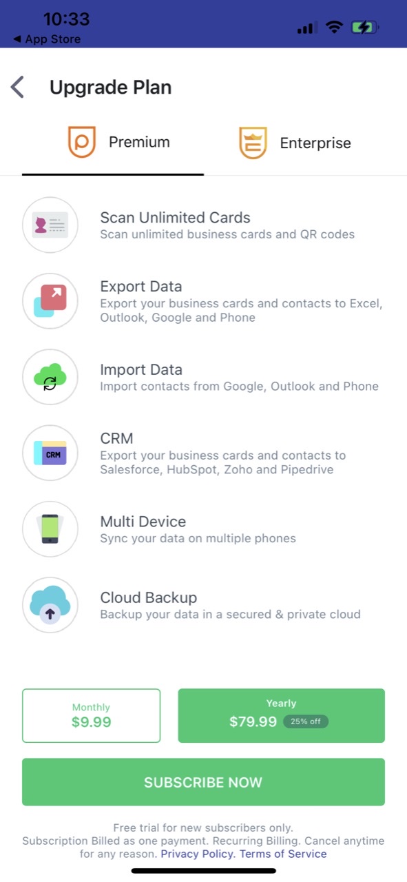 BizConnect Card Scanner