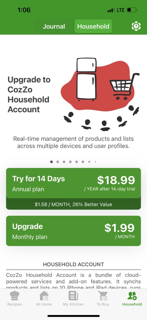 CozZo・Fridge, Pantry Inventory