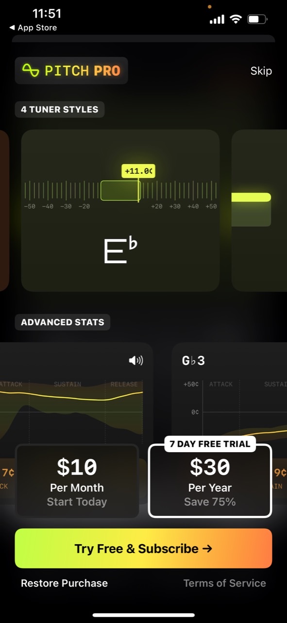 Pitch Pro Tuner & Metronome