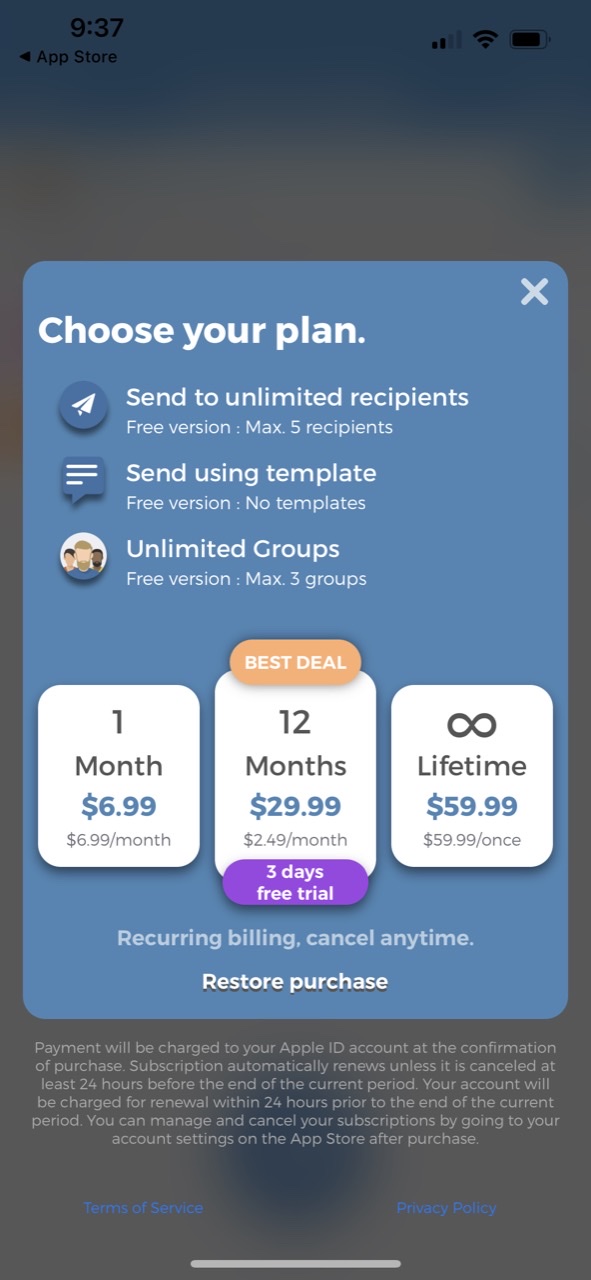 Group Text: Mass Text Message