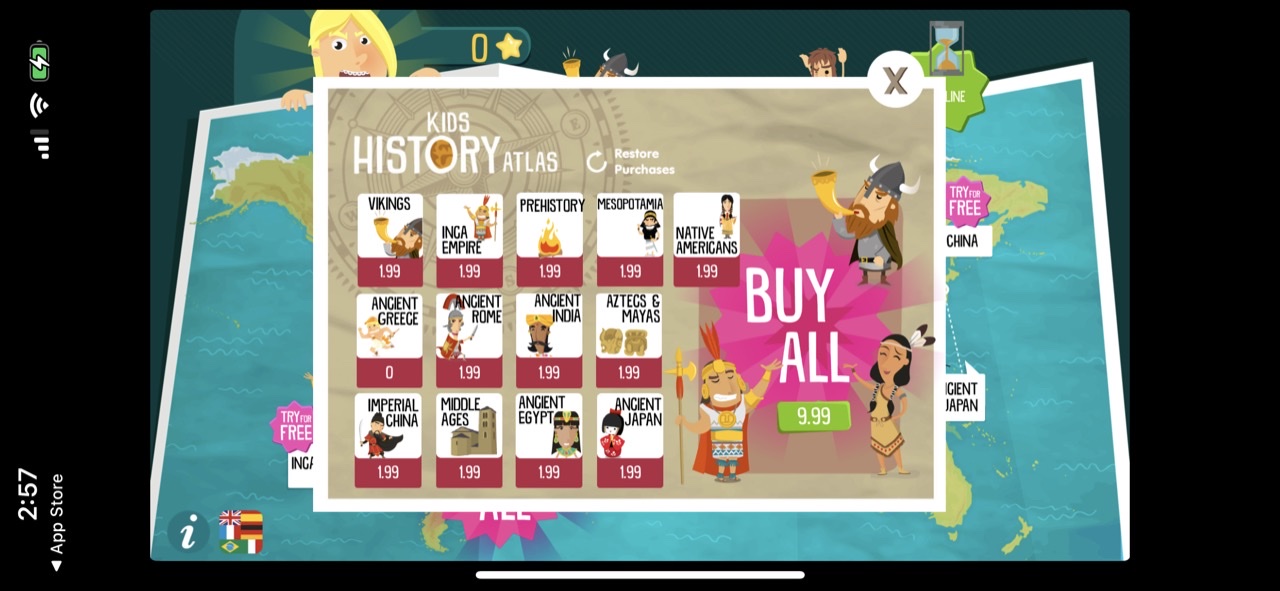 History for Kids: All Civilizations Learning Games