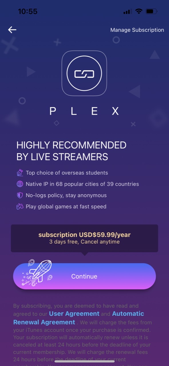 PlexVPN - Best Unlimited Proxy