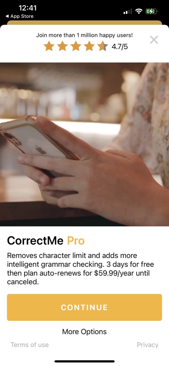 CorrectMe English Grammar help