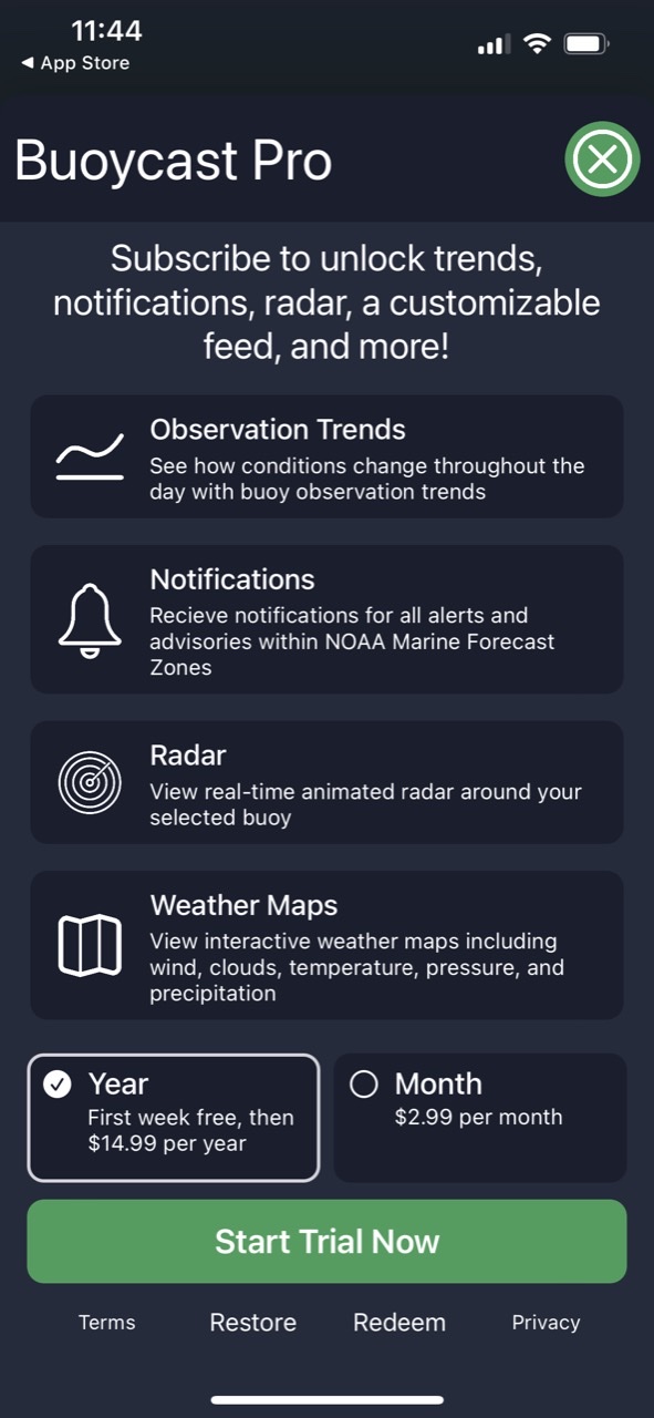 Buoycast: Marine Weather