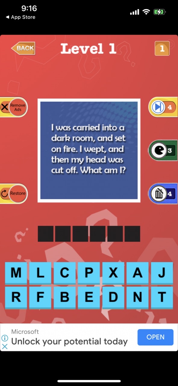 Riddles Me That-Logic Puzzles & Brain Teasers Quiz