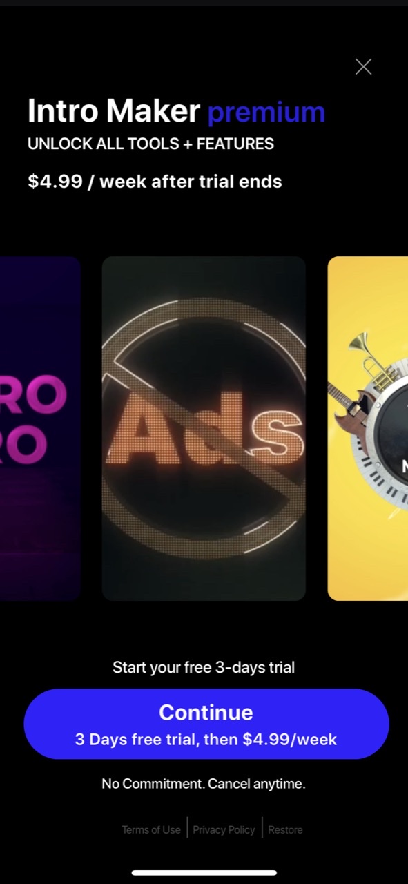 Intro + 3D Movie Trailer Maker