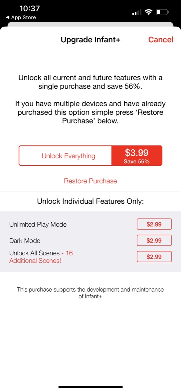 Infant+ Instantly Sooth & Calm