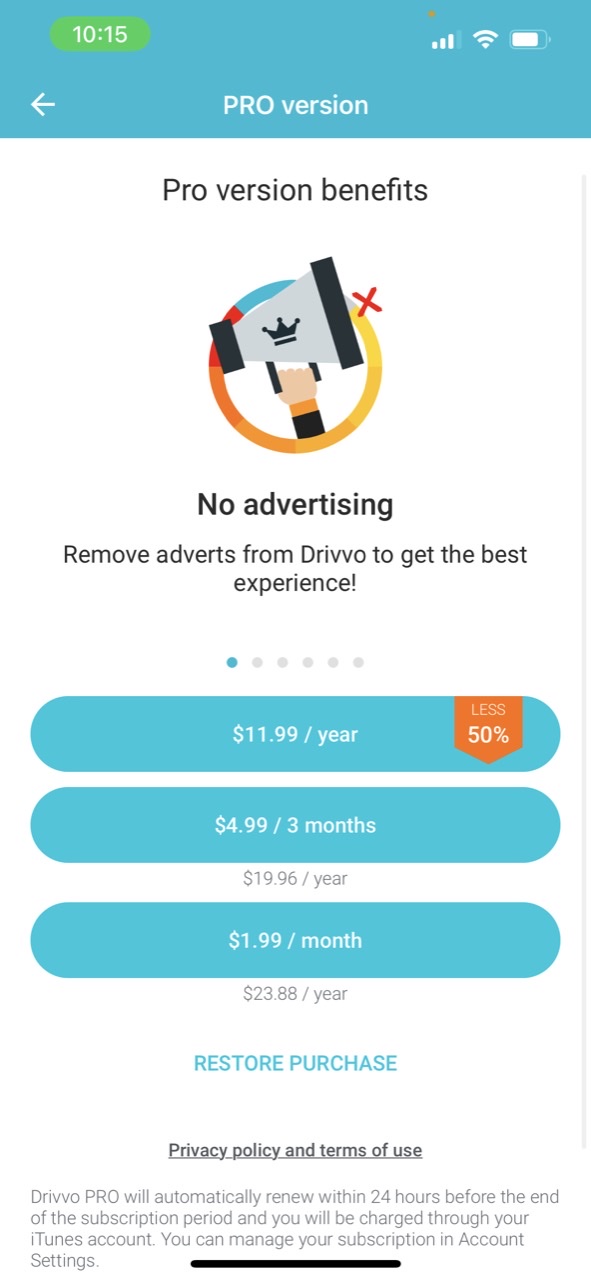 Drivvo - Car management
