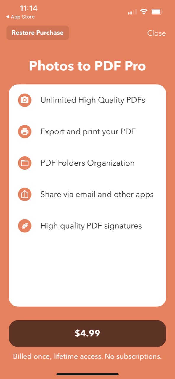 Photos PDF : Scanner Converter