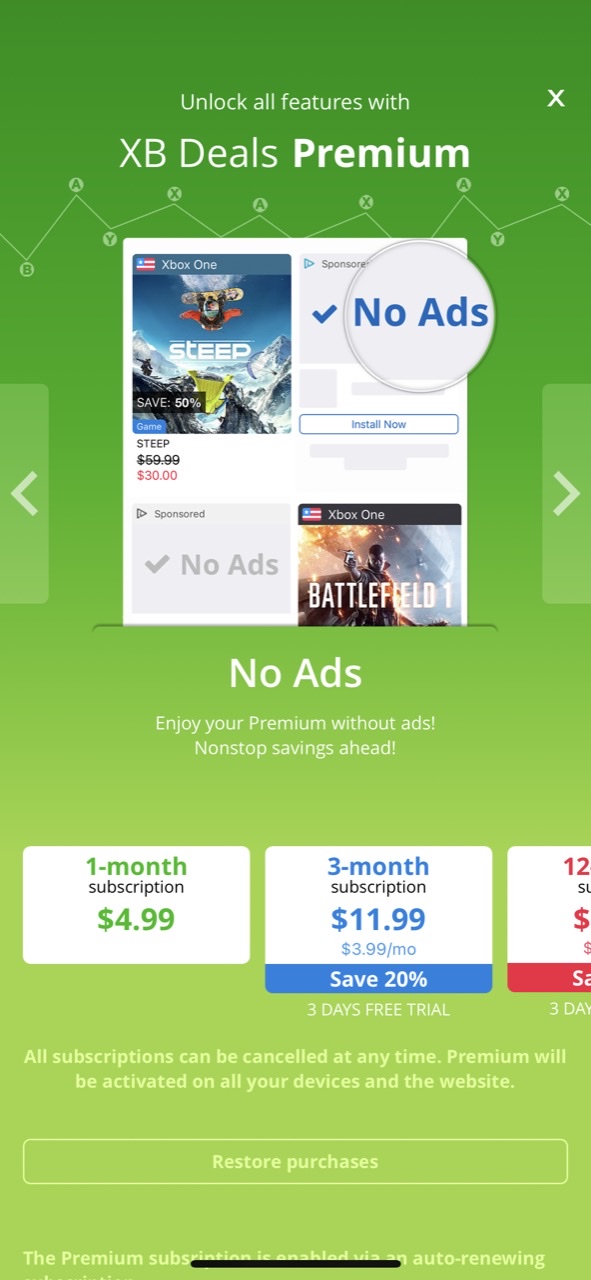 XB Deals