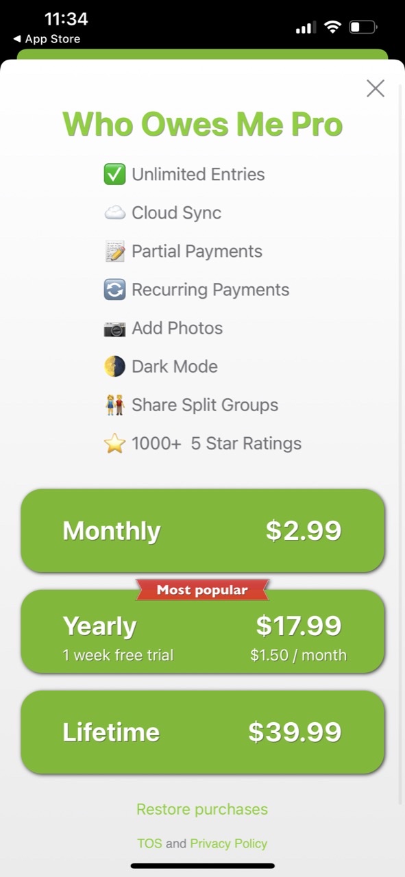 Who Owes Me - IOU Tracker