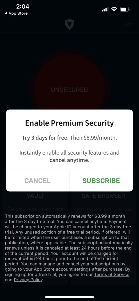 Mobile Security Protection App