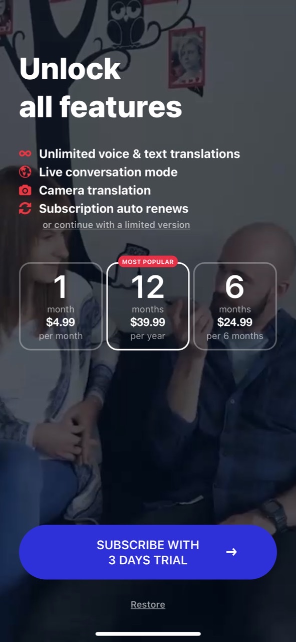 Translate Me - Live Translator