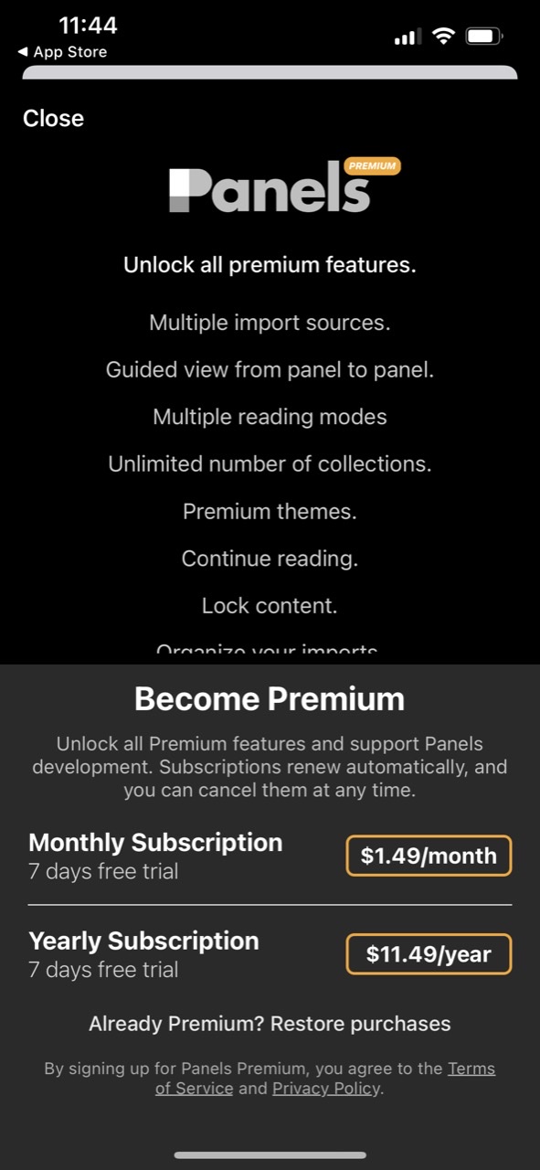 Panels - Comic Reader