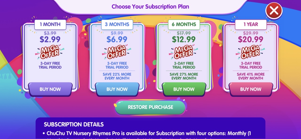 ChuChu TV Nursery Rhymes Pro