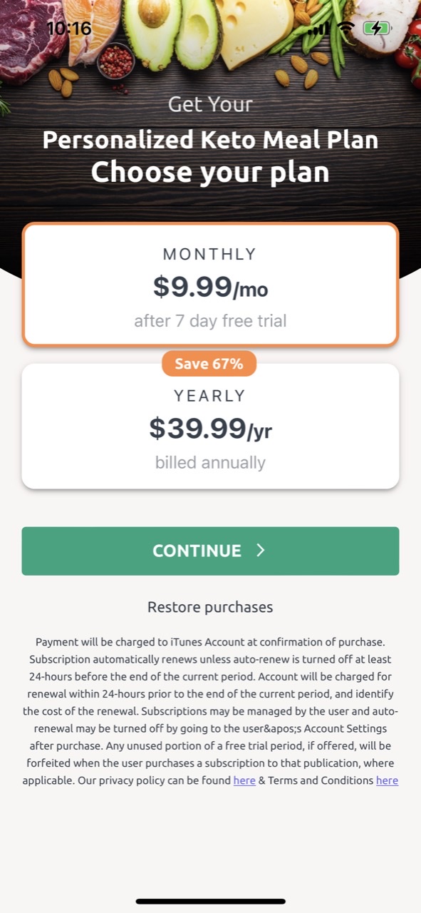 Keto Diet App - Macro Tracker