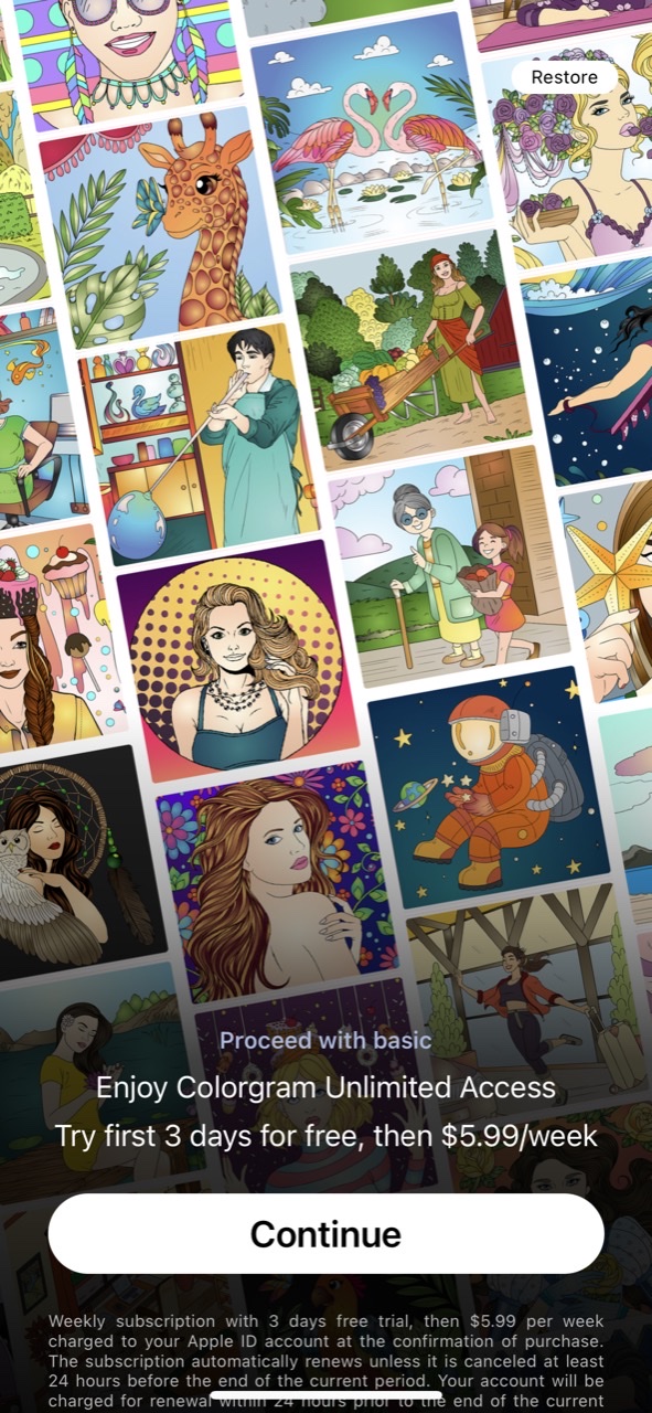 Colorgram: Adult coloring book