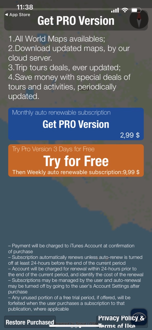 USA Offline map GPS navi