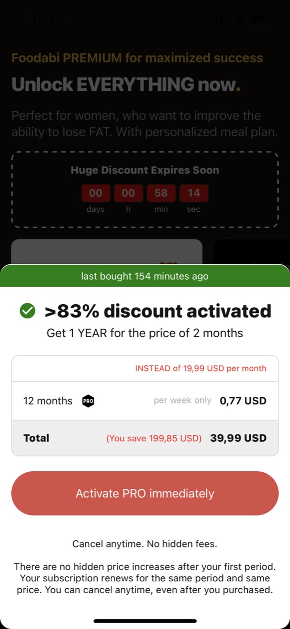 Foodabi App: Weight Loss Coach