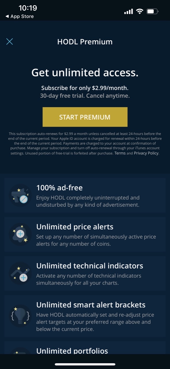 HODL Real-Time Crypto Tracker