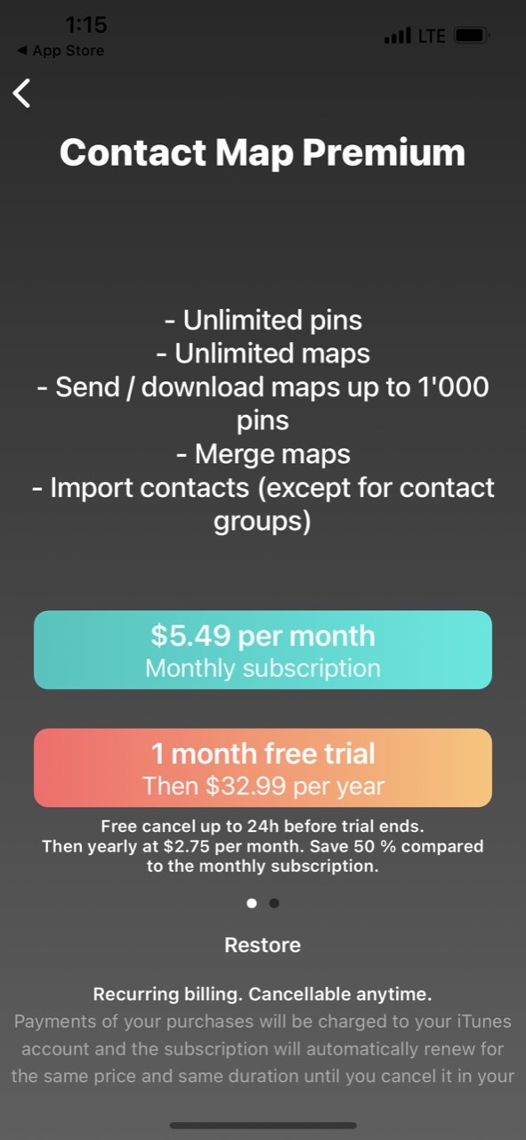 Contact Map - The Map Tool