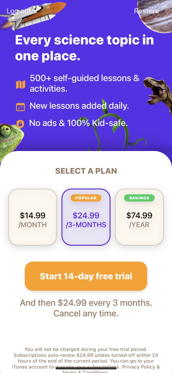 Science for Kids by Tappity