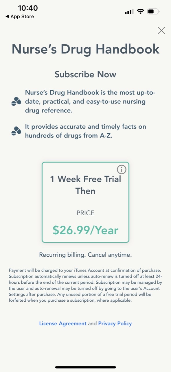Nurse’s Drug Handbook