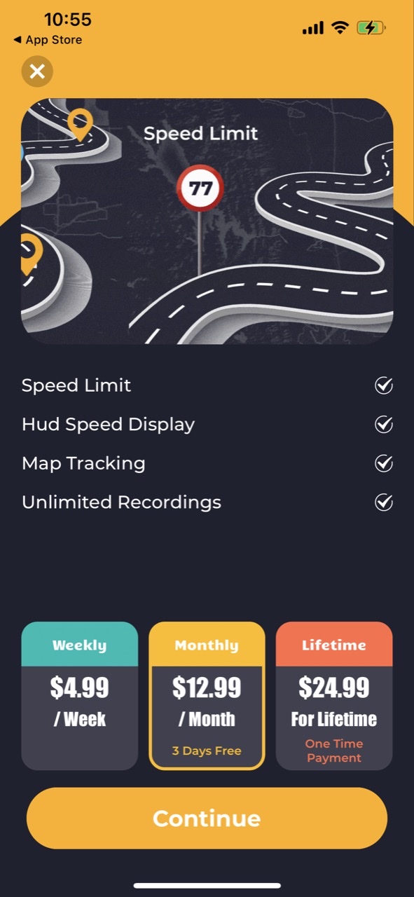 GPS Speedometer App