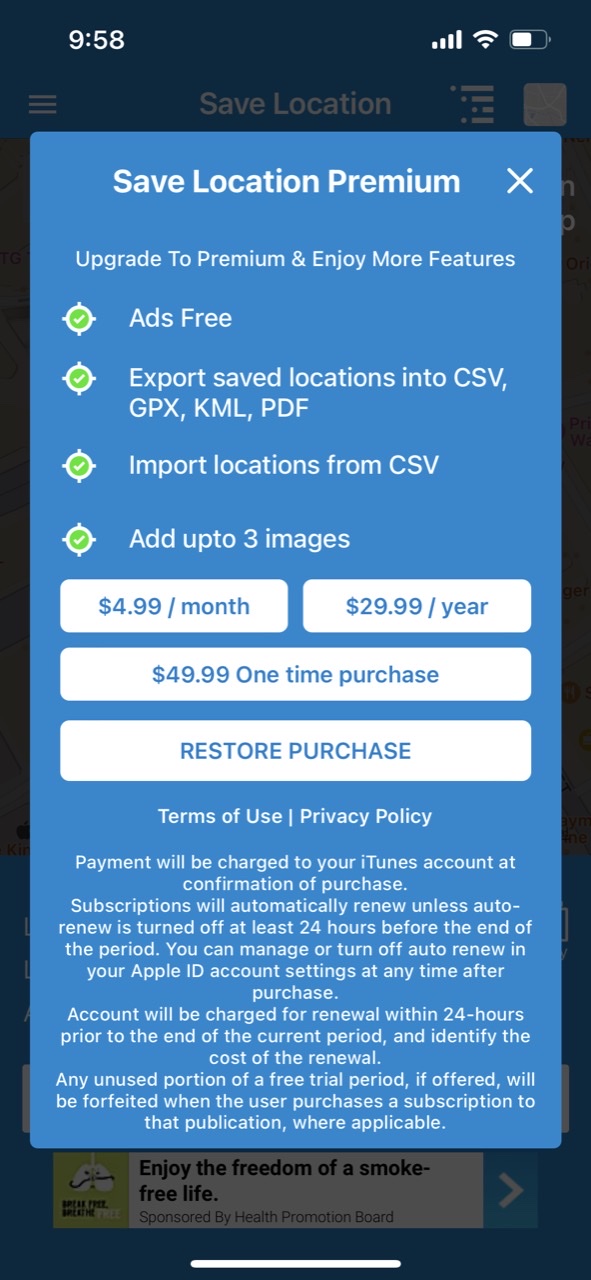 Save Location GPS