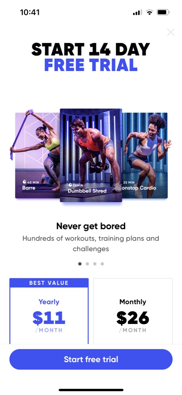 Fiit: Workouts & Fitness Plans
