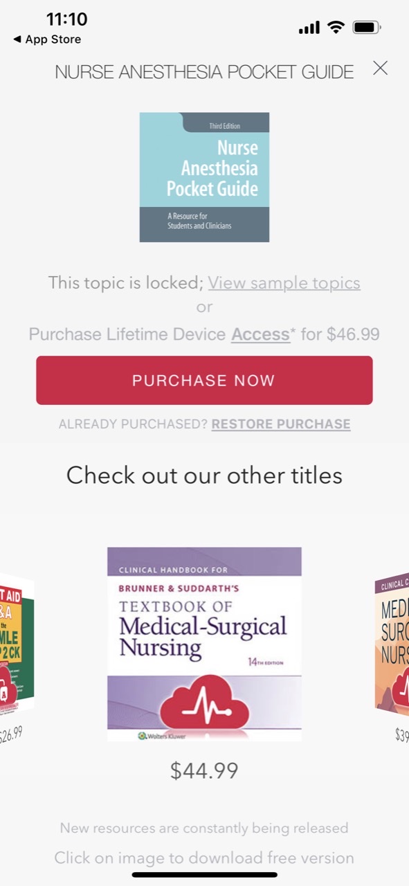 Nurse Anesthesia Pocket Guide