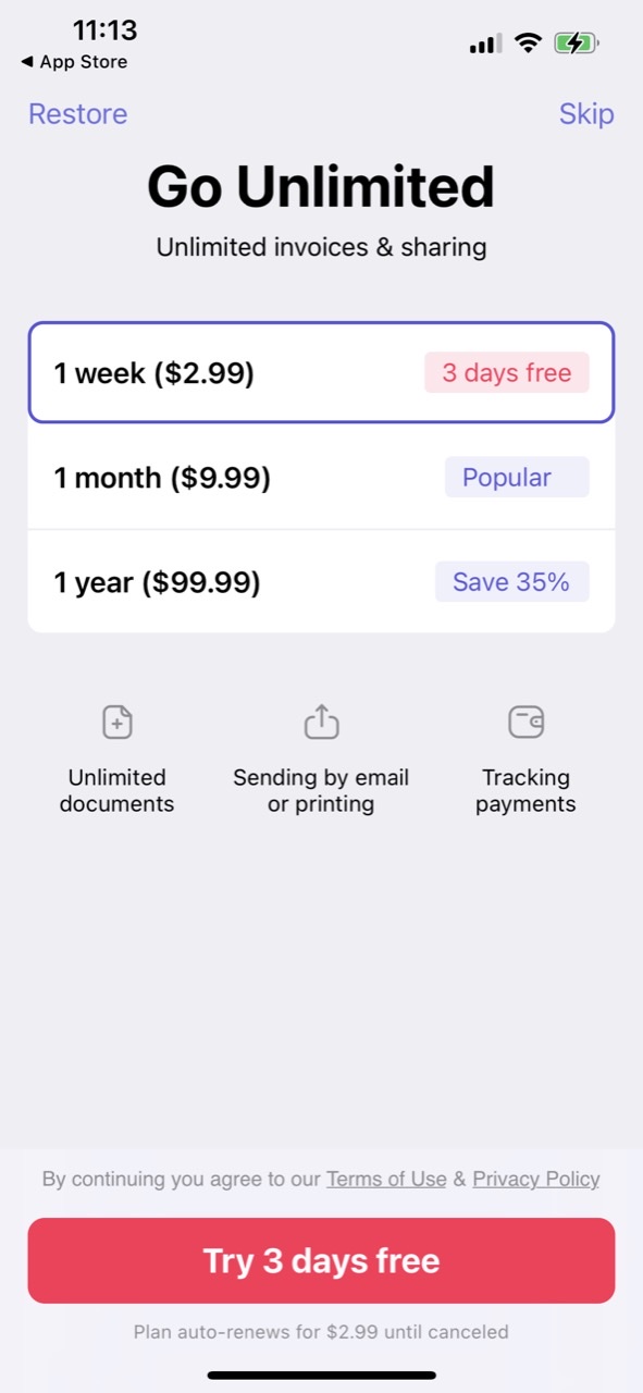 Invoice Maker・Estimate App