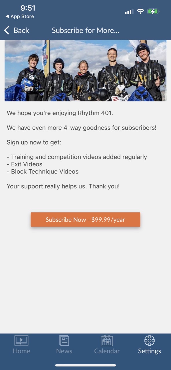 Rhythm Skydiving 401
