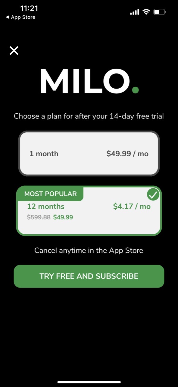 Mileage tracker by Milo