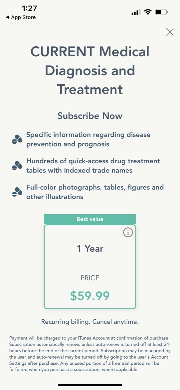 CURRENT Med Diag & Treatment