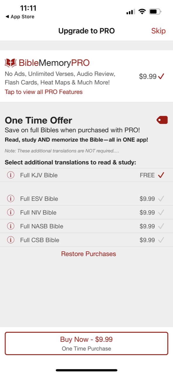 Bible Memory Bible