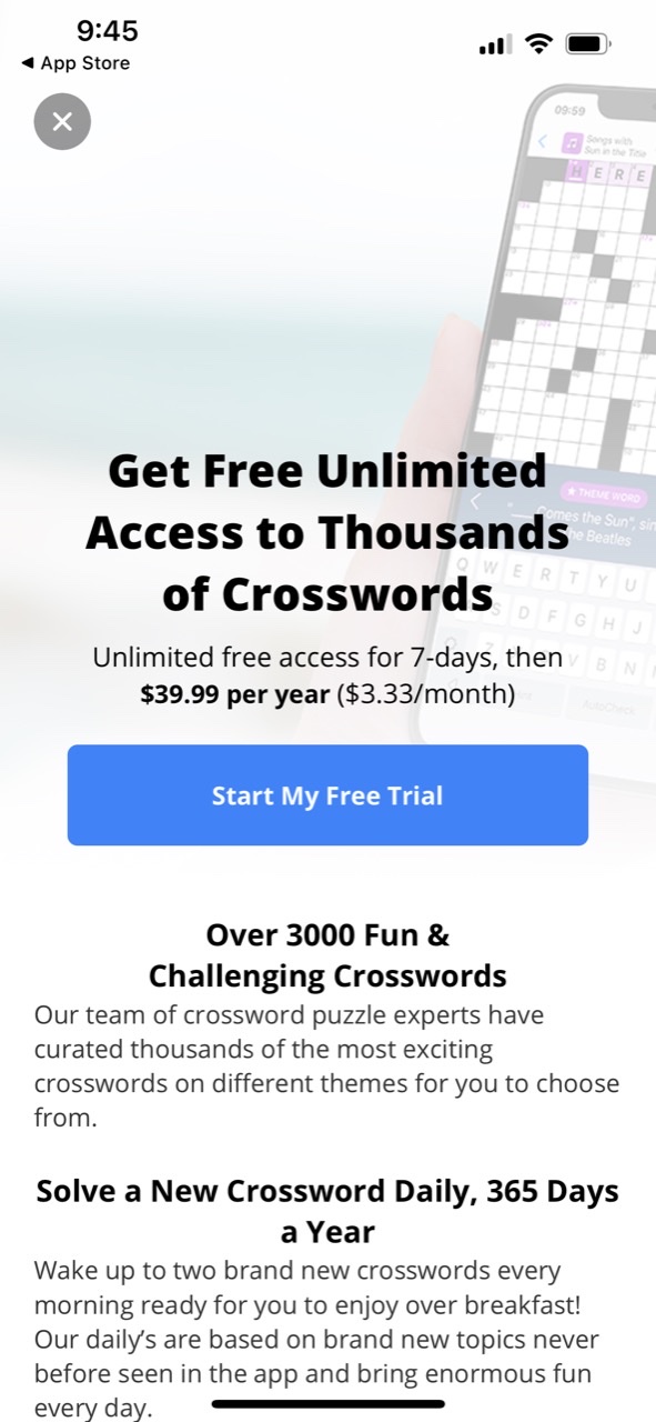 Crossword⋆