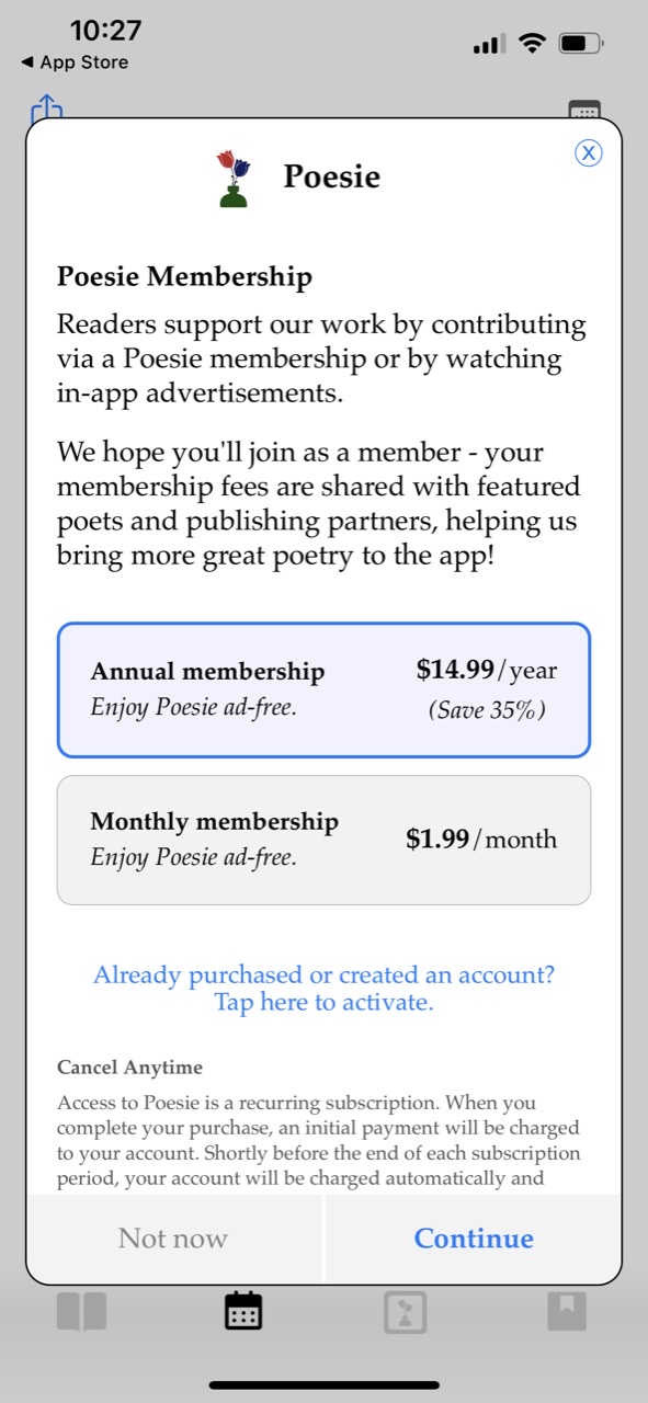 Poesie: The Daily Poetry App