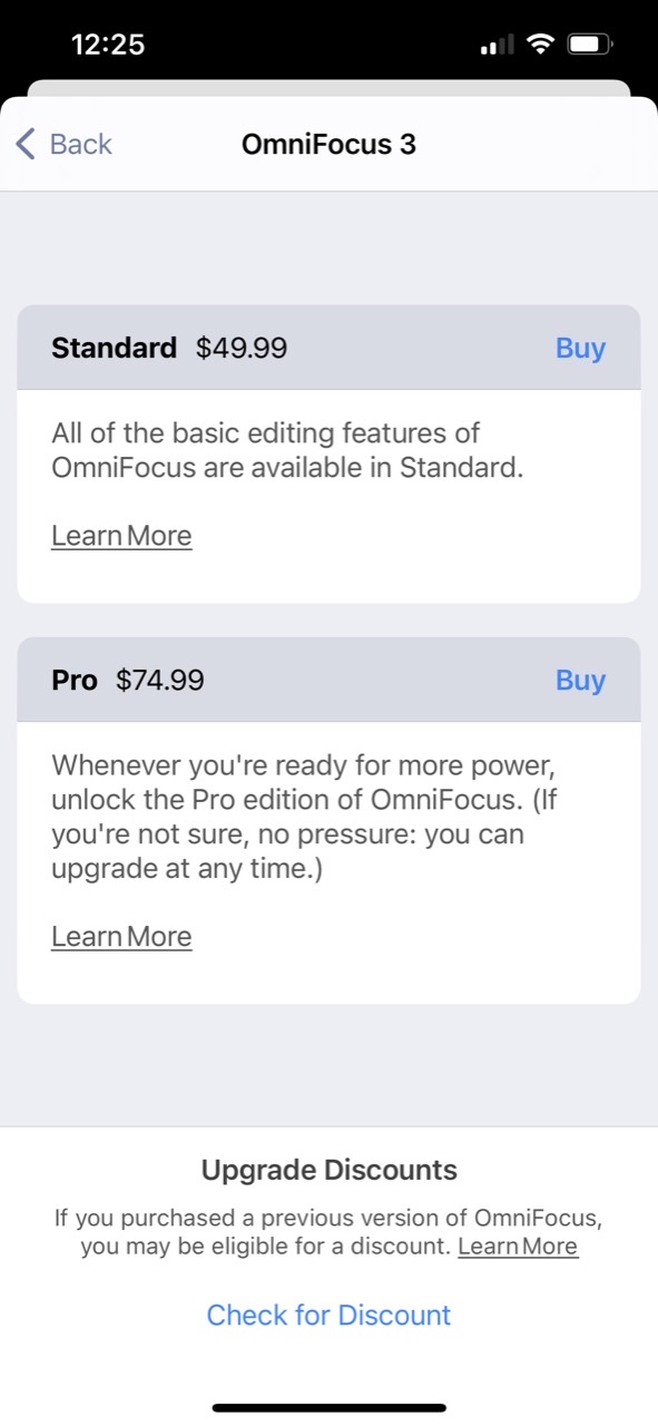 OmniFocus 3