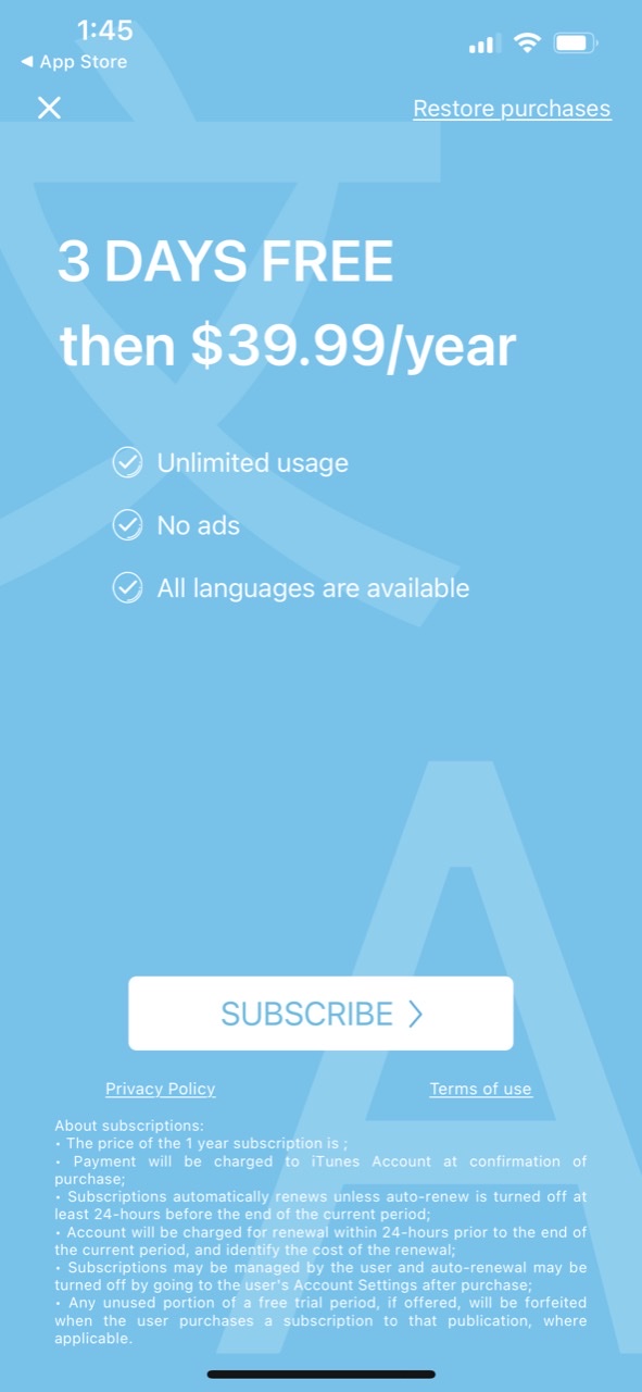 Camera Photo Translator HD